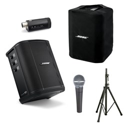 Bose S1 Pro Portable PA Shure Wireless Mic Bluetooth