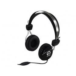 Verbatim multimedia headset with inline mic grey best sale and black