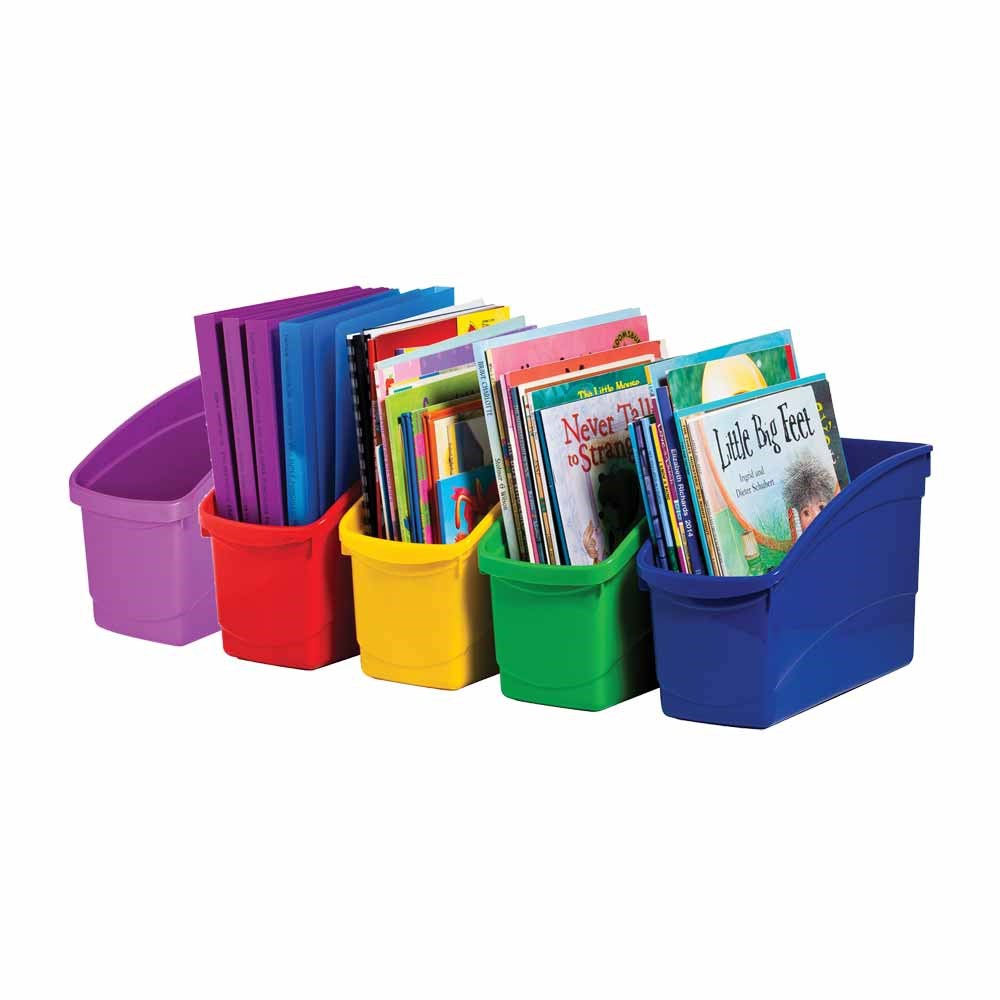 plastic book tubs