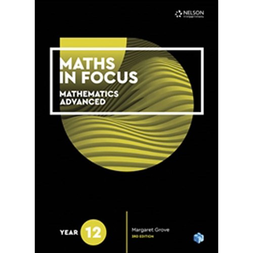 9780170413220 - Maths in Focus 12 Maths Adv Student Bk 3e + 1 Code ...