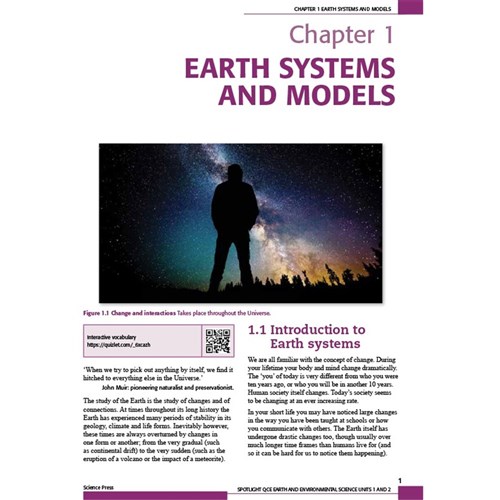 9780855838133 - Spotlight QCE Earth & Environmental Science Unit 1&2