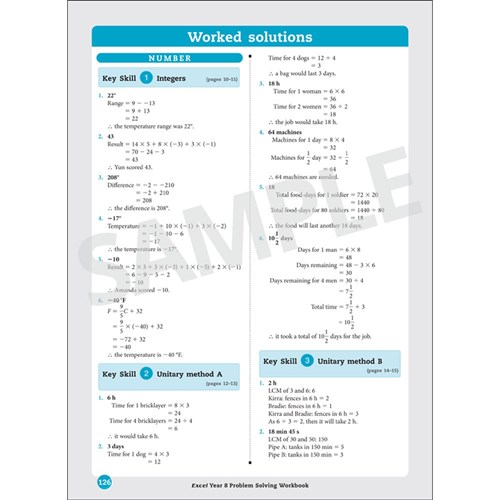 excel essential skills problem solving workbook year 10