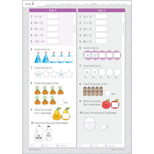 9781741353372 - Think Mentals Year 2 - Kookaburra Educational Resources ...