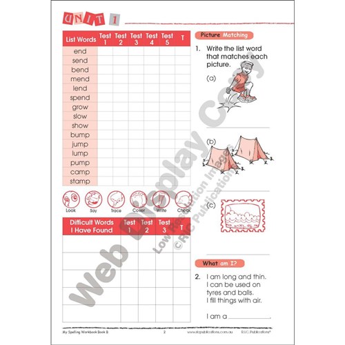 9781863117609 - My Spelling Workbook Book B Ages 6-7 - Kookaburra ...