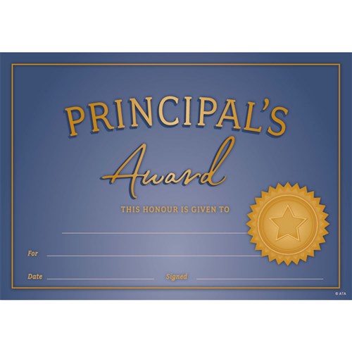 PC334 - Certificate - Principal Formal Seal - Kookaburra Educational ...