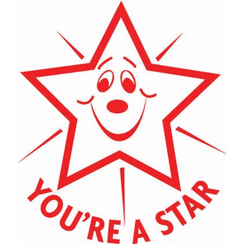 ST1241 - Merit Stamp - You're A Star! - Kookaburra Educational ...