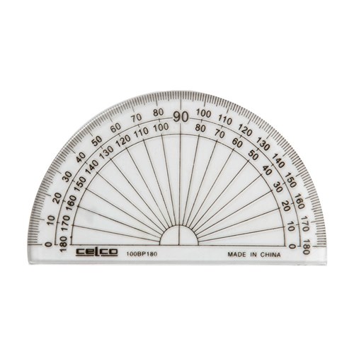 ZAC0344540 - Celco Protractor 10cm 180 Degree - Kookaburra Educational ...