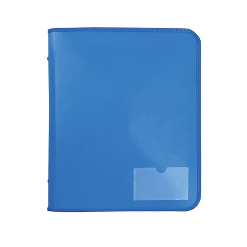 ZAC6980001 - Marbig Zipper Binder with Tech Case 25mm 2D Blue ...