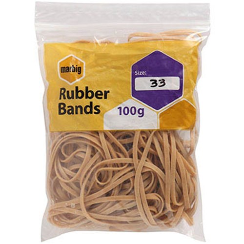 size 33 rubber bands