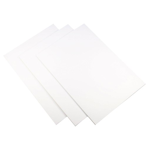 ZAPRPB510WH - Pasteboard 400gsm 510 x 640mm White - Kookaburra ...