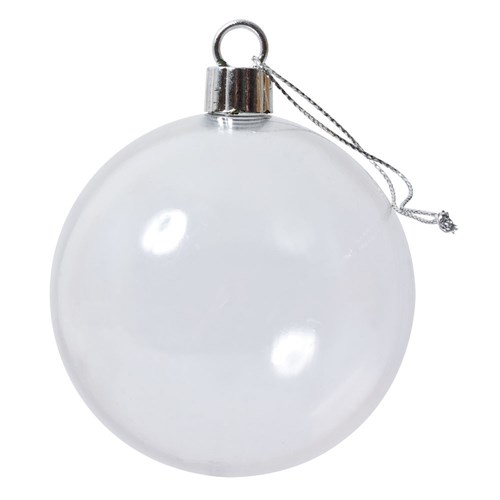 ZCRPL050 - Plastic Baubles 70mm Clear - Kookaburra Educational ...