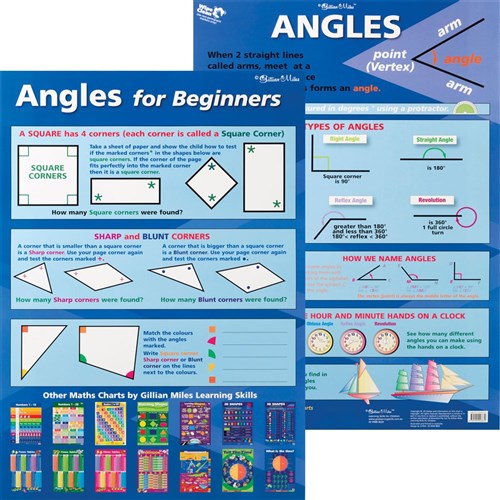 ZECC632 - Chart - Angles for Beginners / Angles Double Sided ...