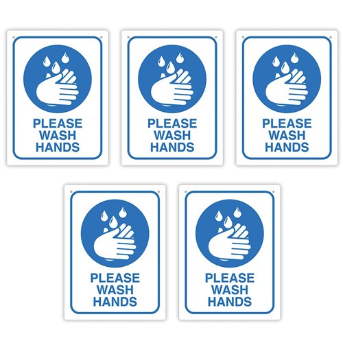 ZKIT400143735PK - Health & Safety Sign Pack - Please Wash Hands ...