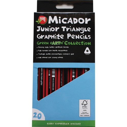 ZMIMPGTRIHB - Micador Triangle Junior Pencil HB - Kookaburra ...