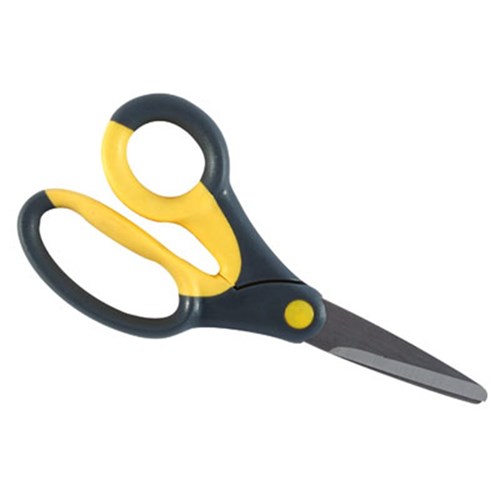 Zmiscr300 - Micador Sizzle Scissors Soft Touch Yellow 150mm 