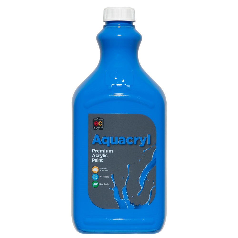 ZECAC2COB - EC Aquacryl Premium Acrylic Paint 2 Litre Cobalt Blue ...