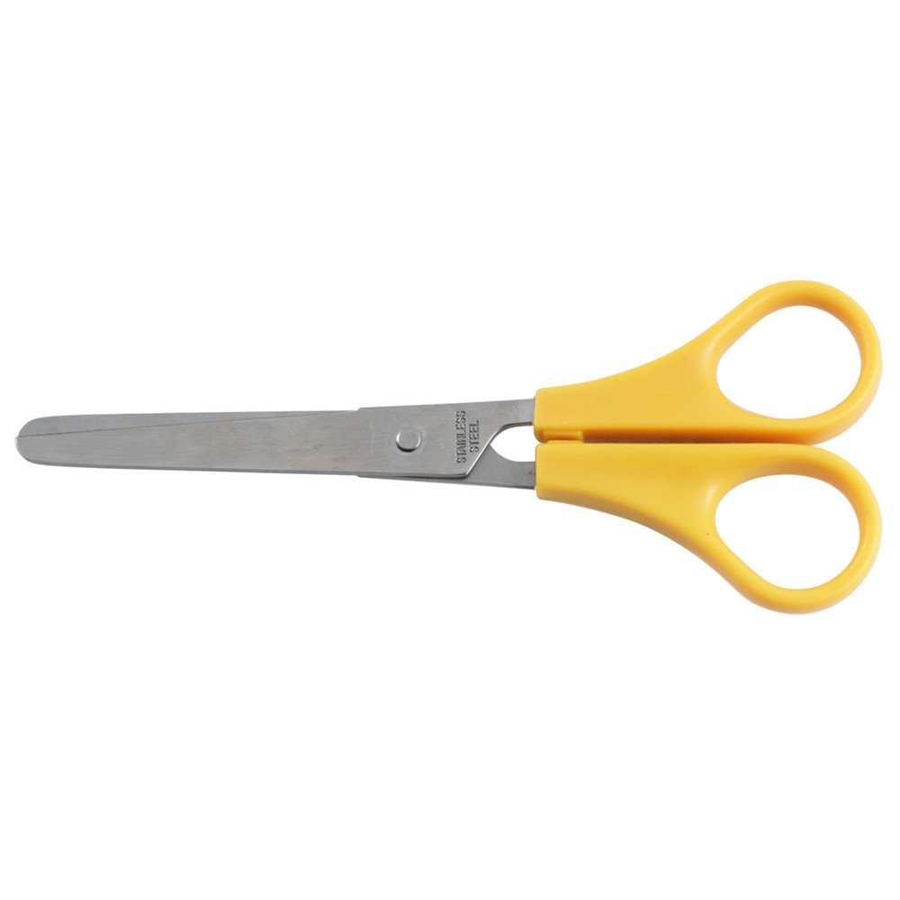 ZPE0358120 Celco Deluxe Student Scissors Yellow 160mm Kookaburra 